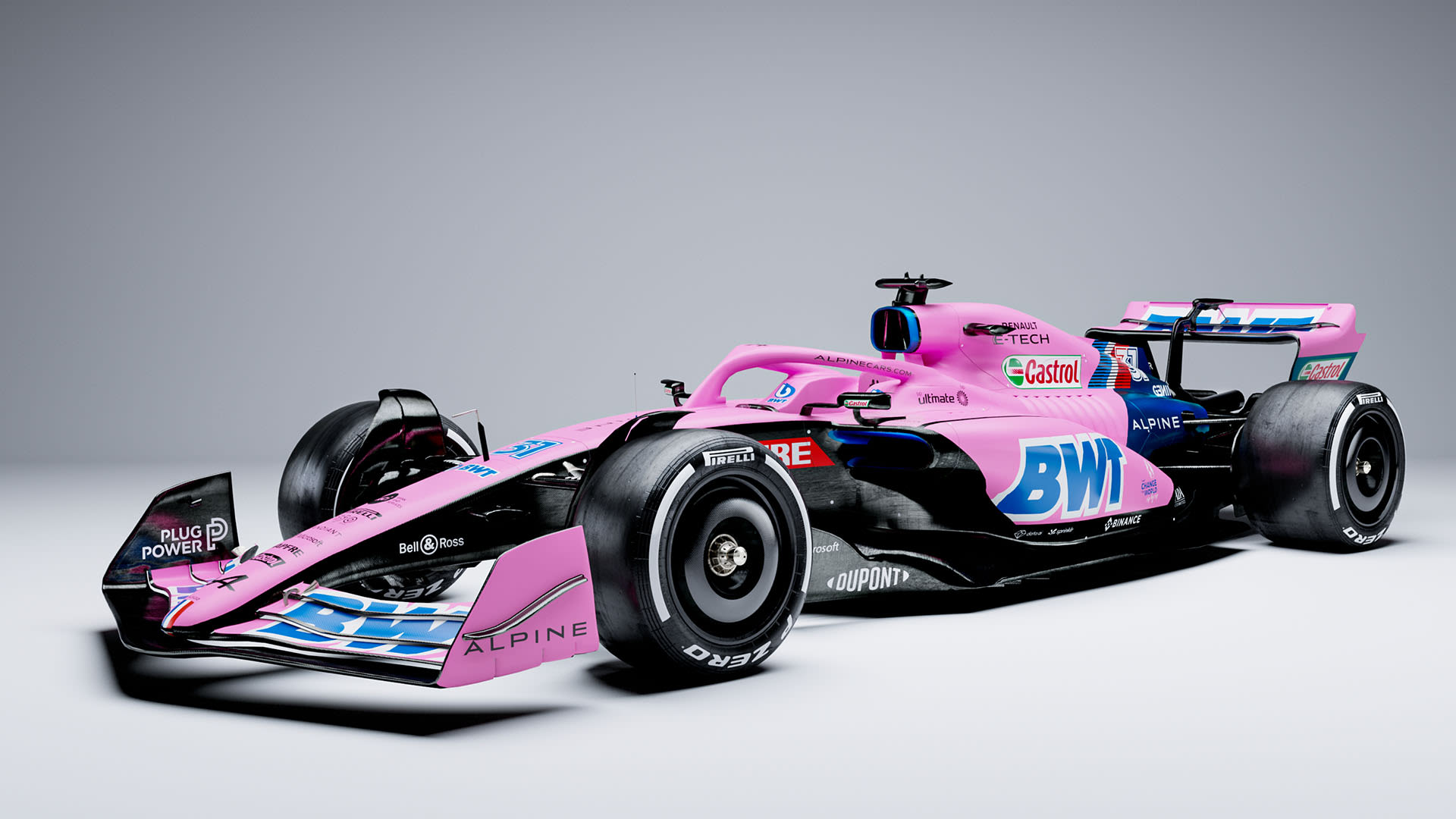 GALLERY Check out Alpine’s special pink livery for the Bahrain and
